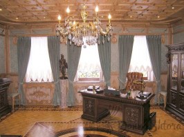 Австрийские шторы в кабинет и офис в Кирове