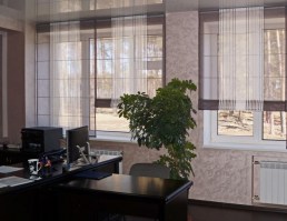 Римские шторы в кабинет и офис в Кирове