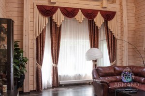 Классические шторы для загородных домов и дач в Кирове